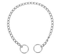 BCOATH Collier à Chaîne Chromé pour Petits Chiens, Collier Étrangleur Solide en Métal Argenté, Ornement Élégant pour Chien, Maintien Forme Assuré