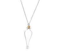 BCOATH Collier Pendentif Flacon de Potion Magique Résistant à Déformation Mini Bouteille en Verre Argenté, Flacon de Potion Magique Résistant la Déformation, pour Voyage ou Lune de Miel