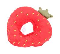BCOATH Collier Post-Opératoire Anti-Léchage pour Chat Taille M, Col Conique Respirant Design Fruit Fraise pour Protection Après Opération