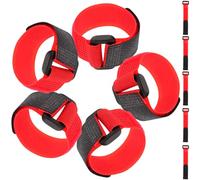 BCOATH Colliers Anti-Chant pour Coqs 10 Pièces Rouges en Nylon Réglables Légers pour Volailles, Conçus pour Usage en Élevage et Réduire Les Nuisances Sonores