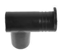BCOATH Connecteur Double Embout de Cintre à Angle Droit Noir, Support Robuste pour Portant à Vêtements, Optimisation d'Espace pour Séchage Intérieur et Extérieur