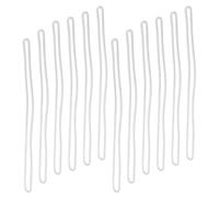 BCOATH Cordon Porte-badge Transparent en Pvc, 200 Pièces, Lanière Souple pour Badges Nominatif, Cordons Classiques Légers et Solide, Usage Quotidien au Bureau Extérieur