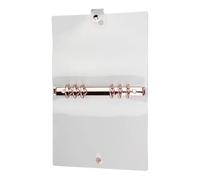 BCOATH Couverture Transparente en Pvc Résistante à L'usure pour Classeur à 6 Anneaux Diamètre 2 Cm, Protège Cahier de Liaison A5, pour Fournitures Scolaires