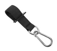 BCOATH Crochet de Traction en Fer Robuste Noir - Accessoire Gym pour Sangles Suspendre Compatible Paquet de Sable et Balançoire pour Entraînement Fitness et Station Haute Installation