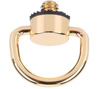 BCOATH Crochet Suspendre pour Luminaire de Camping, Filetage 1/4, Doré | Acier Inoxydable et Caoutchouc, Léger et Résistant, Format Compact