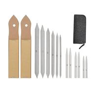 BCOATH de Souches et Tortillons en Papier Outil de Croquis Set de 15 Pièces pour Mélanger Couleurs et Estomper Pastels pour Étudiants et Débutants en Dessin