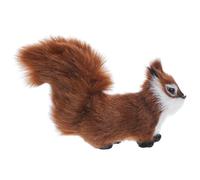 BCOATH décor écureuil Suspendu Decoration Sapin de Noel décoration Sapin de Noel Figurine d'écureuil Figurine d'animaux des Bois Jouet Statue d'écureuil en Peluche Mini écureuil