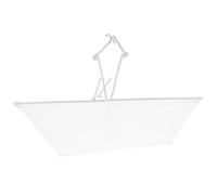 BCOATH Déflecteur de Ventilation Facile à Installer Carré Blanc Pare-brise Anti-vent Direct pour Climatiseur Central pour Sortie de Climatisation Centrale en Bâtiment Commercial