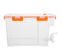 BCOATH Distributeur D'eau Froide 3,5 L avec Robinet en Plastique, Grande Capacité et Résistant au Froid pour Infusions et Eau Glacée à Domicile