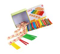 BCOATH Éducatif pour Garçon Fille Kit de Barres de Comptage Mathématique Aide Pédagogique Intéressante pour Éveil Développement Cognitif et Coordination Main Œil Jeu Dapprentissage
