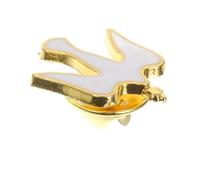 BCOATH Épinglette de Émail Doré Broche pour Événements Religieux Accessoire Durable pour Baptême Communion et Célébrations Chrétiennes
