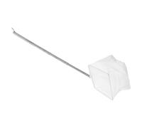 BCOATH Épuisette Télescopique en Acier Inoxydable 3D Carrée, Filet en Maille Nylon Fine, Petite Taille Portable pour Aquarium et Bassin, Outil Polyvalent pour Pêche au Kayak et Capture