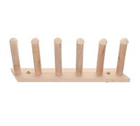 BCOATH Étagère Murale pour Chat 6 Marches en Bois Meuble Mural D'intérieur Stable et Antidérapant Planche d'escalade pour Chats Âgés Mobilier pour Domestique Plateforme Sécurisée