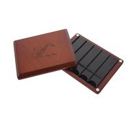 BCOATH Étui à Anches Double Face Portable Étanche Pour Clarinette Et Saxophone Alto 4.72X3.86X0.98In Rangement Jusqu'à 10 Anches Pour Musiciens Professionnels En Pratique Et Performance
