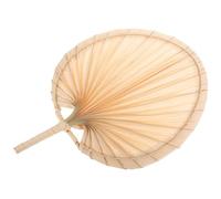 BCOATH Éventail à Main en en Feuille de Palmier Tissé Fait Main Vintage Style Chinois Léger et Décoratif en pour Barbecue ou Bureau