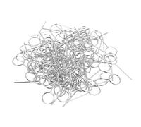 BCOATH Extracteur de Carte SIM 100Pcs en Acier Inoxydable Argenté, Outil Facile à Transporter pour Téléphones Mobiles, Éjecteur de Cartes Téléphoniques pour Cartes SIM
