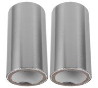 BCOATH Feuilles de Transfert en Aluminium Argenté pour Enlever Vernis Gel et Ongles Acryliques, Faciles à Déchirer, 2 Rouleaux pour Usage Domestique de Manucure