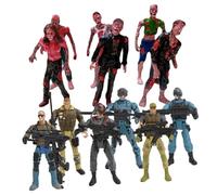 BCOATH Figurines Action Soldat Modèles De Zombies Jouet Militaire Réaliste pour Jeux Imagination Et Décoration