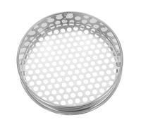 BCOATH Filet Filtrant Acier Inoxydable 20 Cm Trous Ronds 10 Mm pour Tamisage Sol Et Préparation Terre Avant Plantation