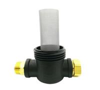 BCOATH Filtre à Eau Haute Pression EU pour Nettoyeur Haute Pression et Jardin Écran Maillé Permanent Mesh Raccord Noir