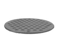BCOATH Grille à Barbecue Ronde en Fonte, Mesh de Cuisson Noir pour Charbon | Rétention de Chaleur, Flux D’air Uniforme, pour Foyers et Grillades en Camping, Remplacement D’une Grille Usée