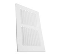 BCOATH Grille de Ventilation Murale Dimensions 30x20cm Blanche Installation Facile en Métal Filtre à Mailles Design Moderne pour Maison et Bureau