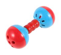 BCOATH Hochet Double Tête Garçon Fille Plastique Léger Musical Sensoriel pour Tout-petits Stimulation Auditive et Visuelle Main Garçon Fille Sûr et Portable Couleur Couleur Aléatoire