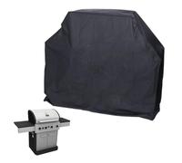BCOATH Housse BBQ Robuste Imperméable Polyester Protection Anti-poussière pour Barbecue Extérieur Et Mobilier De Jardin Large Facile à Nettoyer Noire
