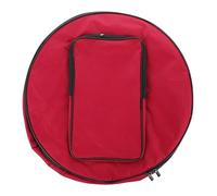 BCOATH Housse de Caisse Rembourrage Portable Rouge en Tissu Oxford Claire Bandoulière Intégrée, pour Performances en Extérieur, Accessoire pour Instruments de Percussion