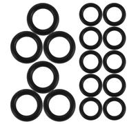 BCOATH Joints Toriques Caoutchouc 20pcs pour Cric Plancher 2-3 Tonnes, Kit Réparation Accessoires, Étanchéité Anti-poussière pour Outils de Réparation de Cric
