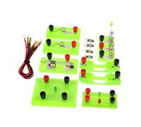 BCOATH Kit Circuit Électrique Simple pour Expériences Électriques Sécurisé et Matériel Pédagogique Stem pour Collège et Lycée