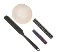 BCOATH Kit D'accessoires et Bande de Marquage pour Bocal de Fermentation Band Thermométrique Couvercle en Tissu, Bande Thermométrique, Spatule pour Suivi Précis