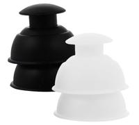 BCOATH Kit de 4 Ventouses en Silicone pour Massage par Cupping, Appareil de Thérapie par Ventouses, Stimule les Méridiens et Favorise la Santé Globale