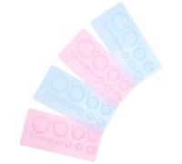 BCOATH Kit de Quilling Débutant 4pcs Moule Demi-sphère en Abs Léger pour Création 3d Papier Bricolage DIY Garçon et Filles Outils de Papier Quilling