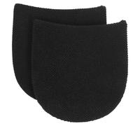 BCOATH Kit de Réparation Talons Chaussures 1 Paire Semelles Antidérapantes Caoutchouc Noir Protection Talon Résistant Usure Bruit Remplacement Facile Adapté Bottes et Chaussures