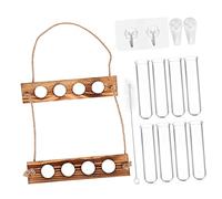 BCOATH Kit de Suspension Murale Moderne pour Plantes Station de Propagation Hydroponique de Plantes Tubes en Verre Et Brosse de Nettoyage