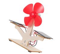 BCOATH Kit de Ventilateur Solaire DIY en Bois Modèle Éducatif Scientifique pour Garçon et Filles D’Assemblage Manuel Apprentissage des Énergies Renouvelables Présent Pédagogique