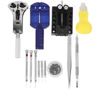 BCOATH Kit Réparation Montre Ensemble 31 Outils en Acier Inoxydable et Plastique pour Retirer Fond et Décapsuleur de Bracelet, pour Horlogers et Passionnés