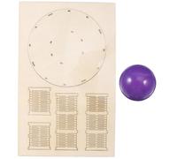 BCOATH Labyrinthe pour Hamster en Bois Naturel, Tunnel d'exercice Interactif Piste Circulaire, D'activité Ludique pour Petits Animaux, pour Gerbilles et Chinchillas, Fournitures