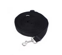 BCOATH Laisse pour Chien en Nylon Noir 7m X 1,5cm Friction et Facile à Porter pour Entraînement et Promenade de Chiens Moyens à Grands