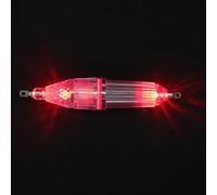 BCOATH Lampe de Pêche sous-Marine Rouge Étanche en Plastique Portable Légère pour Hareng et Bar, Accessoire Pêche Nocturne en Eau Profonde