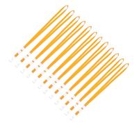 BCOATH Lanières Porte-badge Confortables et Faciles à Utiliser en Nylon et Plastique Lot de 50 Orange pour Expositions et Cartes D'identité Professionnelles