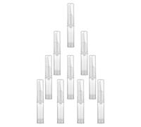 BCOATH Lot de 10 Bouteilles Pompe Airless 5ml en Plastique pour Sérums Contour des Yeux, Compactes et Sûres, pour Voyage et Stockage Cosmétique