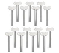 BCOATH Lot de 15 Presse-Tubes de Dentifrice Manuel en Acier Inoxydable Rouleau Presse-Pigments Outil Compact Anti-Gaspillage Salle de Bain et Voyage