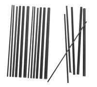 BCOATH Lot de 18 Pièces De Réparation De À Pêche Cassées pour Festival pour Spinning Inserts en Carbone Noir