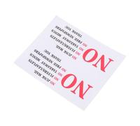 BCOATH Lot de 2 Autocollants PVC pour Boîte aux Lettres Extérieur, Message Clair « Pas de Courrier Indésirable », Résistant aux Intempéries, Facile à Appliquer, pour Usage Domestique et