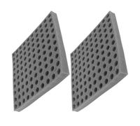 BCOATH Lot de 2 Feuilles D’Éponge Hydroponique Noires pour Culture Hors-Sol de Légumes, Blocs Carrés pour Germination en Bac, Adaptés à Kit Système Culture Hydroponique Intérieur