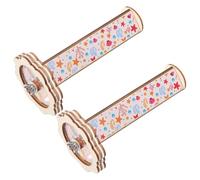 BCOATH Lot de 2 Sets de Kaléidoscopes à Fabriquer Soi-Même en Métal Kit Créatif Éducatif pour Garçon et Filles Jouets Scientifiques Compacts et Sécurisés pour Apprentissage et Voyages