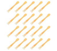 BCOATH Lot de 20 Bâtonnets D'applicateurs pour Lentilles de Contact Embout Souple Jaune, Outil Portable de Retrait par Succion, Accessoires pour Pose et Retrait Sécurisés à Domicile