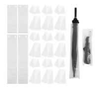 BCOATH Lot de 200 Pochettes Transparentes pour Parapluie en PE, Étui à Parapluie Pratique et Léger, Facile à Utiliser pour Protéger Vos Parapluies la Maison Extérieur